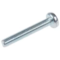 RS PRO Pozidriv Pan Steel Machine Screw M3 Thread 20 mm Length Passivated Zinc Plated 560-625