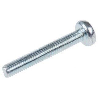 RS PRO Pozidriv Pan Steel Machine Screw M3 Thread 20 mm Length Passivated Zinc Plated 560-625