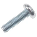 RS PRO Pozidriv Pan Steel Machine Screw 12 mm M3.5 560-653