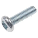 RS PRO Pozidriv Pan Steel Machine Screw 12 mm M3.5 560-653