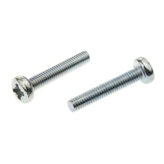 RS PRO Pozidriv Pan Steel Machine Screw 20 mm M3.5 560-669