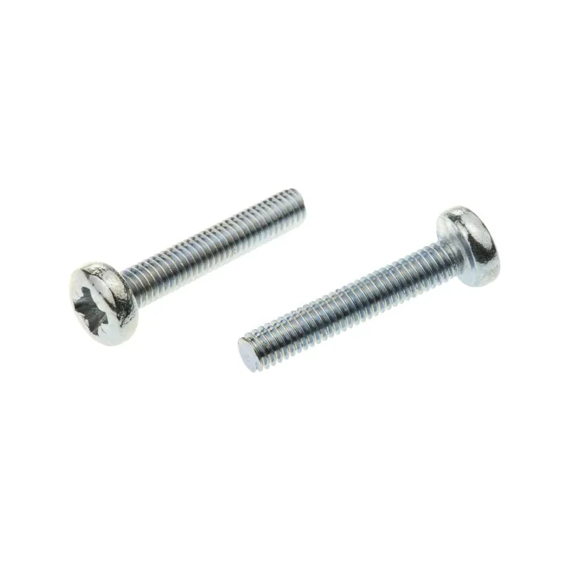 RS PRO Pozidriv Pan Steel Machine Screw 20 mm M3.5 560-669