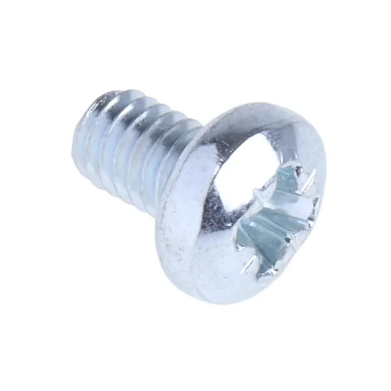 RS PRO Pozidriv Pan Steel Machine Screw M4 Thread Size 6 mm Length Passivated Zinc Plated 560-675