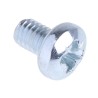 RS PRO Pozidriv Pan Steel Machine Screw M4 Thread Size 6 mm Length Passivated Zinc Plated 560-675