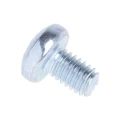 RS PRO Pozidriv Pan Steel Machine Screw M4 Thread Size 6 mm Length Passivated Zinc Plated 560-675