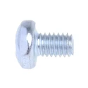 RS PRO Pozidriv Pan Steel Machine Screw M4 Thread Size 6 mm Length Passivated Zinc Plated 560-675
