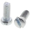 RS PRO Steel Slot Pan Head Machine Screw M2.5 Thread 6 mm Length Passivated Zinc Plated 560-726