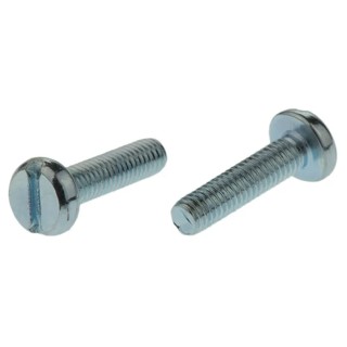 RS PRO Slot Pan Steel Machine Screw 12 mm M3 560-776