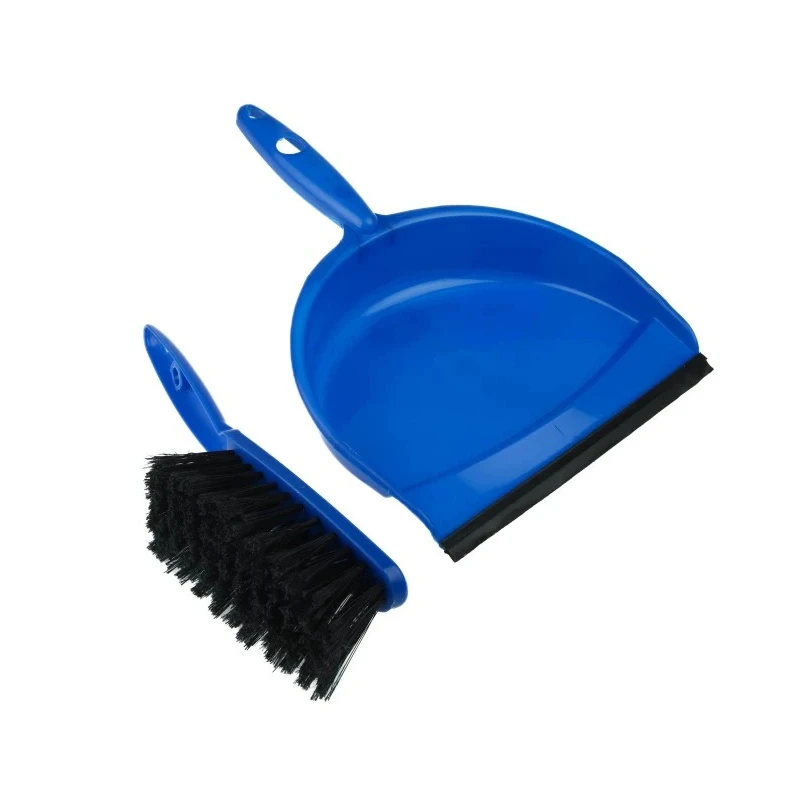 RS PRO Blue Dustpan and Brush Set for Dust Cleaning 560-791