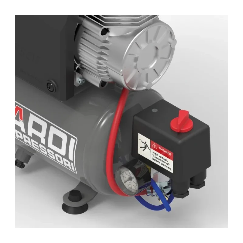 Nardi 12V DC Portable Oil Free Air Compressor 956 W Motor Rating 145 psi Maximum Pressure 5 L Tank Capacity SIL56012
