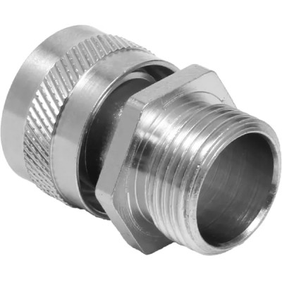 RS PRO Conduit Nickel-Plated Brass Conduit Fitting 16 mm Nominal Size M20 Thread IP54 Rated 214-9557