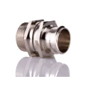 RS PRO Nickel-Plated Brass Conduit Fitting, 25 mm Nominal Size, M25 Thread, Silver, IP54 Rating 214-9562