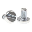 RS PRO Slot Pan Steel Machine Screw 6 mm M4 Passivated Zinc Plated 560-849