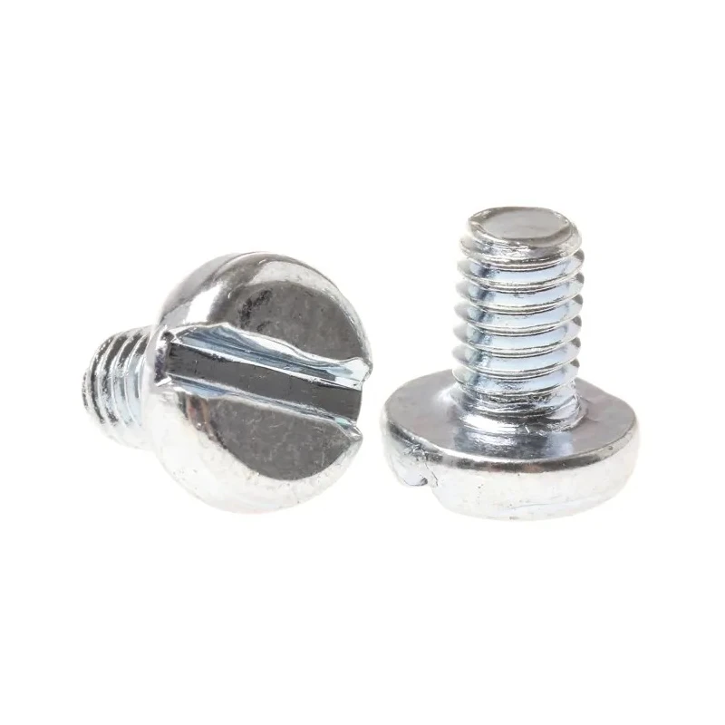 RS PRO Slot Pan Steel Machine Screw 6 mm M4 Passivated Zinc Plated 560-849