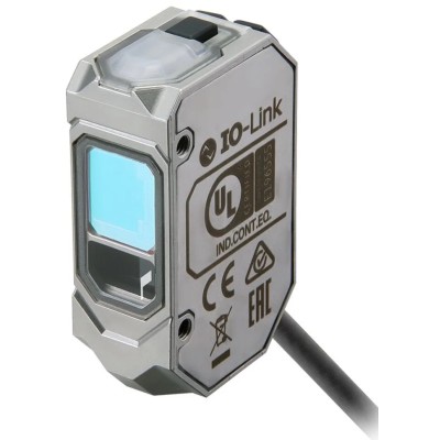 Omron Diffuse with Background Suppression Photoelectric Sensor, Block Style, 35 mm → 150 mm Detection E3AS-HL150LMN M3