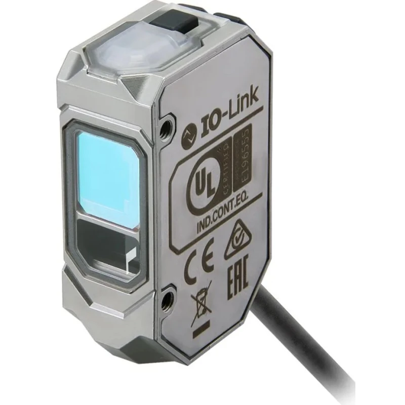 Omron Background Suppression Photoelectric Sensor Block Sensor 35 mm to 150 mm PNP IO-Link Stainless Steel E3AS-HL150LMT 2M