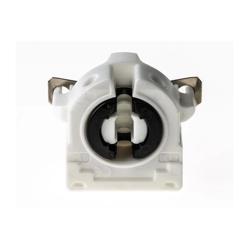BJB Fluorescent Lamp Holder T8, T12 Wall Mount Snap-Fit Polycarbonate 500V 660W - 26.422.1113.50