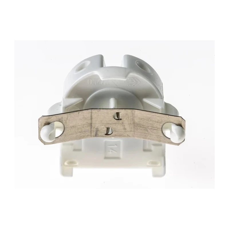 BJB Fluorescent Lamp Holder T8, T12 Wall Mount Snap-Fit Polycarbonate 500V 660W - 26.422.1113.50