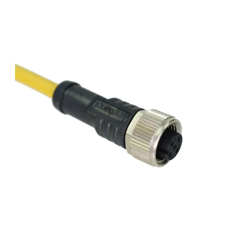 Amphenol Industrial Sensor Actuator Cable Female 17 Way M12 A Coded Polyurethane Jacket 1 m M12A-17BFFM-SL8B01
