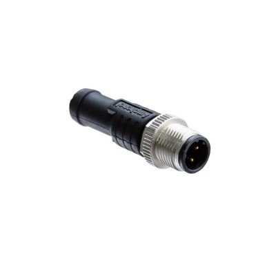 Amphenol Industrial Male 17 Way M12 to Unterminated Sensor Actuator Cable 1 m M12A-17BMMM-SL8D01