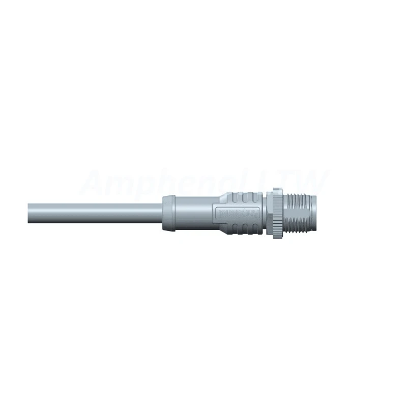 Amphenol Industrial Male 17 Way M12 A-Coded Sensor Actuator Cable, Polyurethane Jacket, 2 m M12A-17BMMM-SL8B02