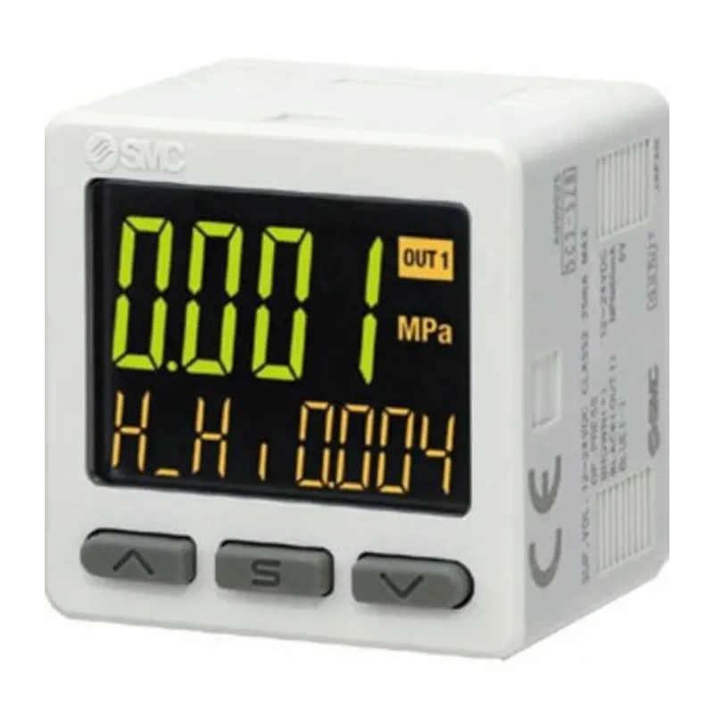 SMC Pneumatic Pressure Sensor , IP40 Rated, 24V, 1.01 bar, 50°C Maximum Operating Temperature