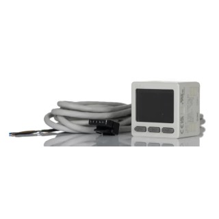 SMC Pneumatic Pressure Sensor Panel Mount 24V 10 bar IP40 Maximum 50°C Temperature 