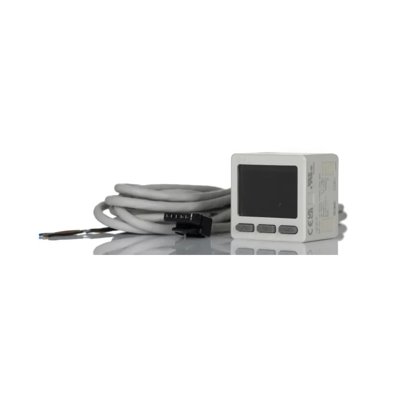 SMC Pneumatic Pressure Sensor Panel Mount 24V 10 bar IP40 Maximum 50°C Temperature 