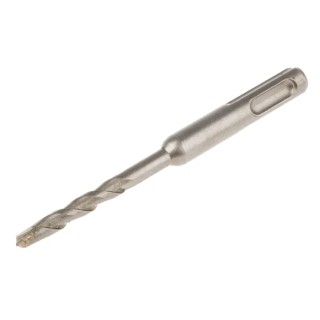 RS PRO Carbide Tip SDS+ Drill Bit 6.5 mm, 110 mm Overall Length 48 mm Drilling Length Blackened Finish 562-369