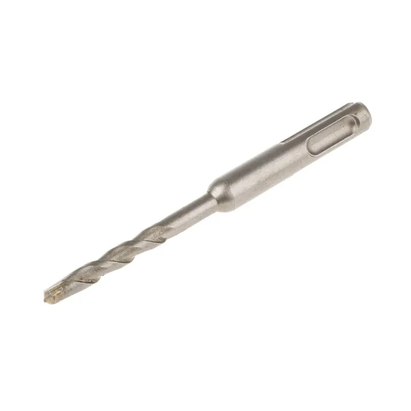 RS PRO Carbide Tip SDS+ Drill Bit 6.5 mm, 110 mm Overall Length 48 mm Drilling Length Blackened Finish 562-369