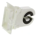 BJB Fluorescent Lamp Holder T8, T12 Wall Mount Snap-Fit Polycarbonate 500V 660W 26.308.1125.50