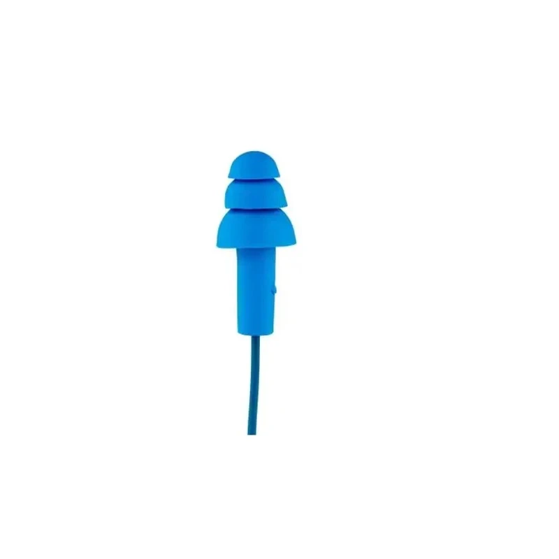 3M E.A.R Blue Reusable Corded Ear Plugs 29dB SNR Metal Detectable Rubber TR-01-100