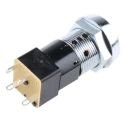Lorlin High Security Key Switch DPST 50mA 2-Way Flat-Key Round Bezel DSL-6-D-S