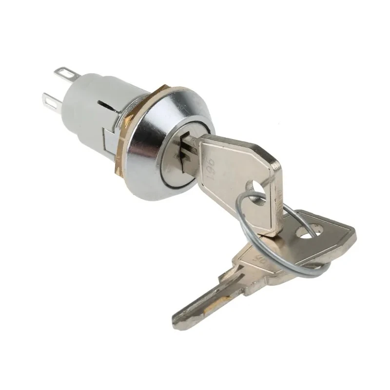 Lorlin IP66, IP67 Sealed Key Switch, SPDT, 1A 2-Way Random-Key, Zinc Alloy Housing, WRL-5-E-D-2