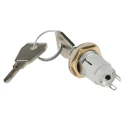 Lorlin IP66, IP67 Sealed Key Switch, SPDT, 1A 2-Way Random-Key, Zinc Alloy Housing, WRL-5-E-D-2