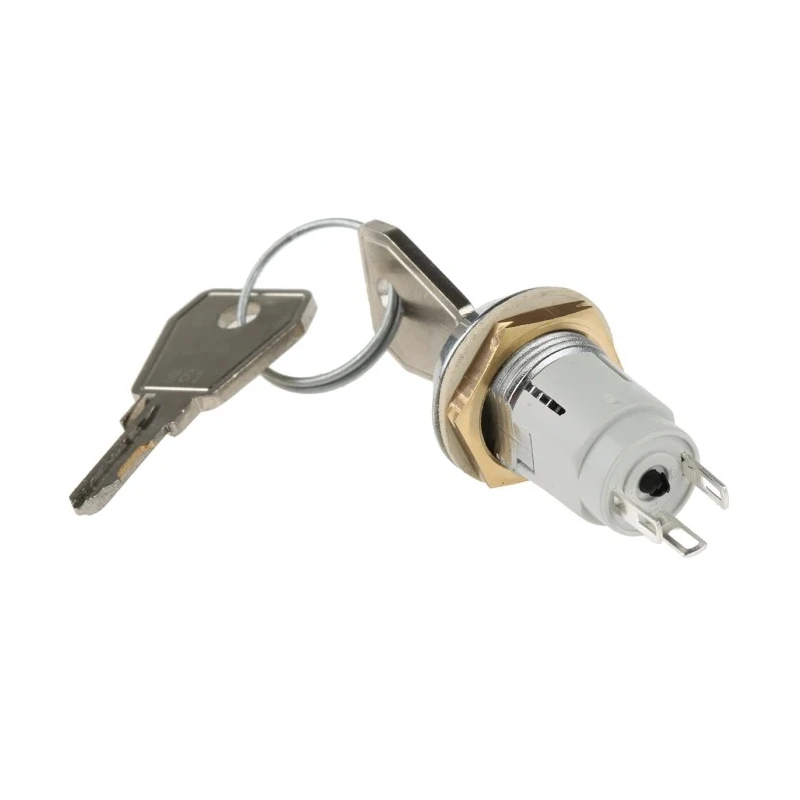 Lorlin IP66, IP67 Sealed Key Switch, SPDT, 1A 2-Way Random-Key, Zinc Alloy Housing, WRL-5-E-D-2