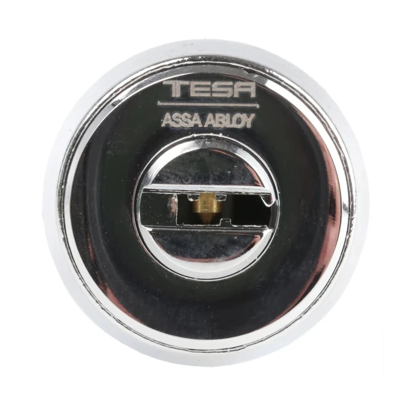 Lorlin Mains Key Switch DPST 50mA 2-Way Off-On Flat Key Round Bezel Steel Housing DSL-6-B-D