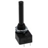 Lorlin 2 Position DPST Rotary Switch 4A 250V AC 12V DC PCB Mount Solder Terminals RMS1130