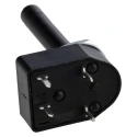 Lorlin 2 Position DPST Rotary Switch 4A 250V AC 12V DC PCB Mount Solder Terminals RMS1130