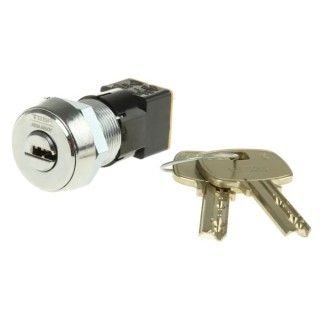 Lorlin High Security Key Switch, DPST, 50mA 2-Way Flat-Key DSL-6-C-S