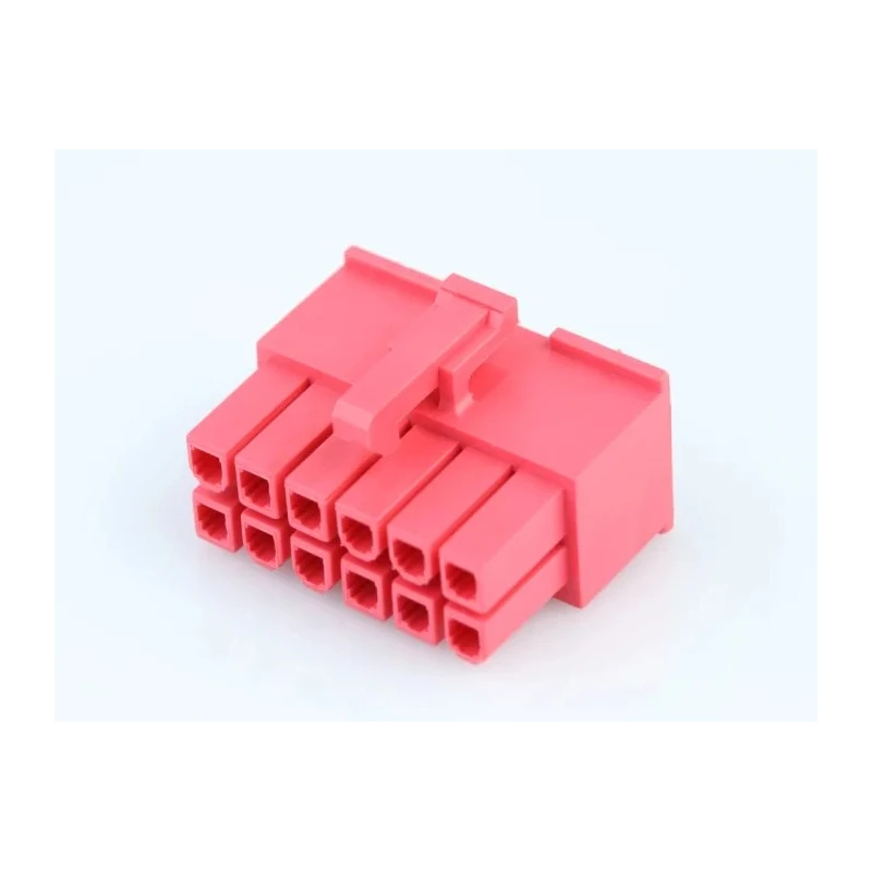Molex Female Connector Housing 6 Way 2 Row Panel Mount 4.2 mm Pitch Nylon 46992-0620