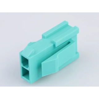 Molex Male Connector Housing 4 Way 2 Row 4.2 mm Pitch Nylon Panel Mount Straight 9.6 x 9.6 mm 46993-0430