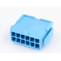 Molex Connector Housing Male 12 Way 2 Row Straight Nylon Panel Mount 4.2 mm Pitch 46993-1240