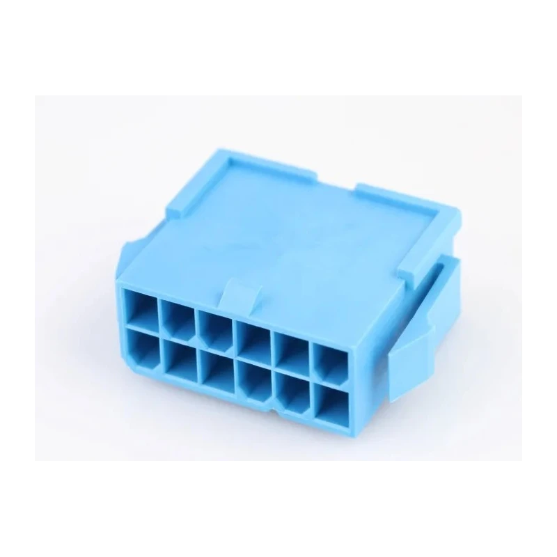 Molex Connector Housing Male 12 Way 2 Row Straight Nylon Panel Mount 4.2 mm Pitch 46993-1240