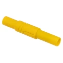 Hirschmann Test & Measurement Yellow Male Banana Plug 4 mm Connector Screw Termination 1000 V AC/DC 24A 934097103