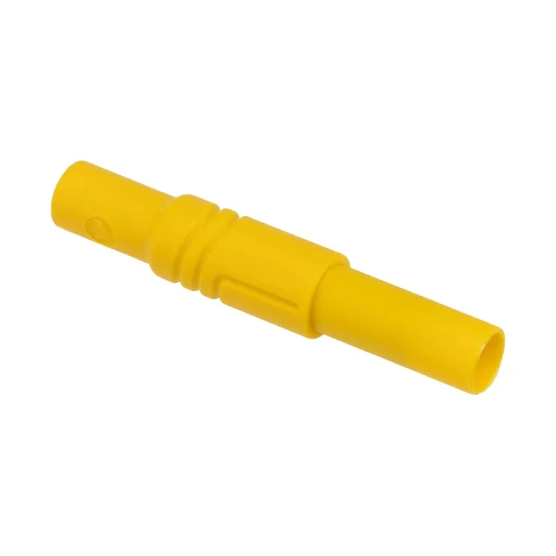 Hirschmann Test & Measurement Yellow Male Banana Plug 4 mm Connector Screw Termination 1000 V AC/DC 24A 934097103