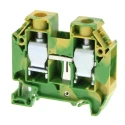 Omron DIN Rail Terminal Block 2-Way, 6AWG Wire, 17.5A Current, 500V Voltage Push-in Termination XW5G