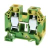 Omron DIN Rail Terminal Block 2-Way, 6AWG Wire, 17.5A Current, 500V Voltage Push-in Termination XW5G