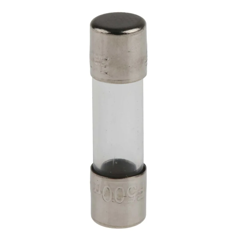 RS PRO 500mA F Glass Cartridge Fuse 5 x 20 mm 250V AC Fast Acting 563-463