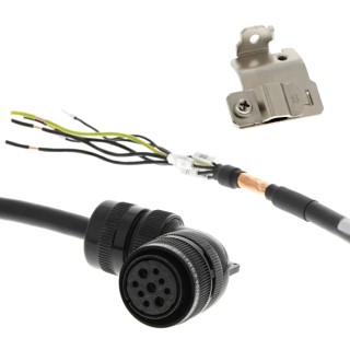 Omron R88A Series Servo Motor Cable for Use with 1S Series R88A-CA1C010BF-E